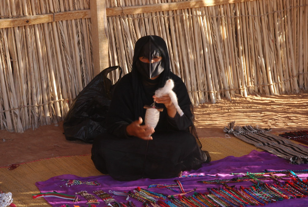 Bedouin house and place heritage near camp